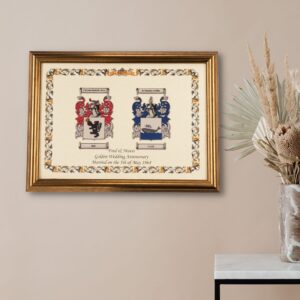 Double coat of arms print
