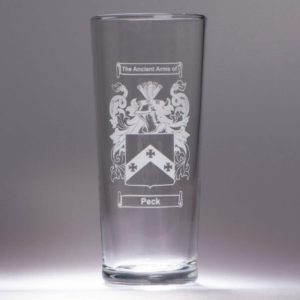 Coat of Arms Beer Glass