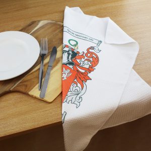 Tea Towel Personalised with Coat of Arms