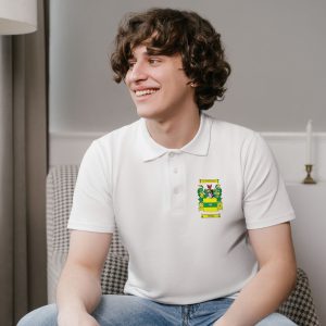 Polo Shirt with Small Family Crest / Coat of Arms