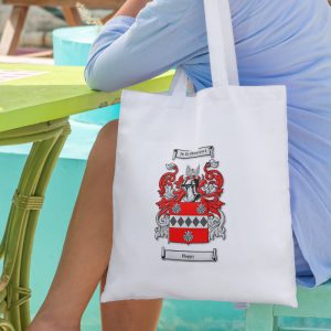 Tote Bag with Family Crest / Coat of Arms