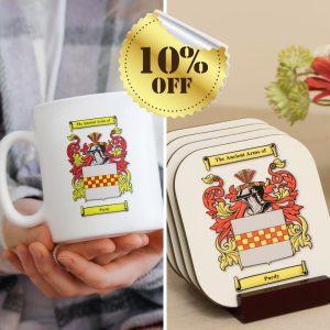 Mug and Coaster Set Coat of Arms