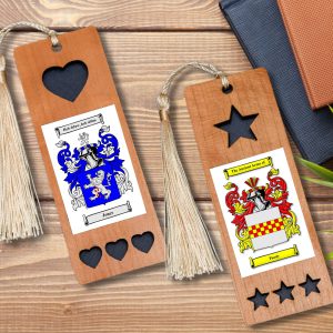 Bookmark Personalised with Coat of Arms